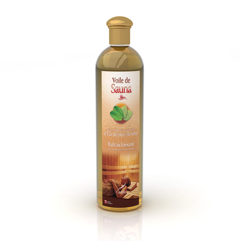 Camylle Voile de Sauna Eucalyptus Menthe
