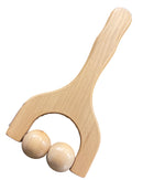Rouleau de massage double en bois