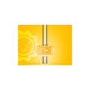 Paille Crystal Straw Calcite Orange